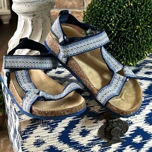 Little Boys Mediterranean Seaside Blue Buckle Straps Summer  Sandals